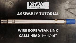KSWC K-WLCH Cablehead Assembly Tutorial