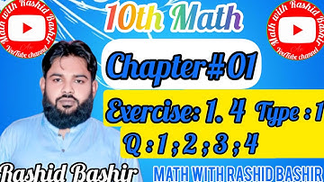 10th Math || chapter 1 || Exercises 1. 4|| Question 1;2;3;4 || Type 1 Radical equations #maths