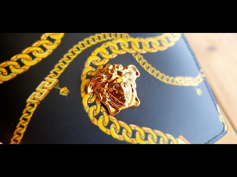 Versace Chain La Medusa Wallet unboxing