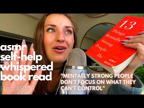 1 Hour- ASMR whispered bedtime self help story- whispered reading on mental strength.