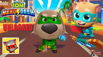 Talking Tom Hero Dash - Talking Ginger Rescue Unlocked Talking Ben Android Gameplay