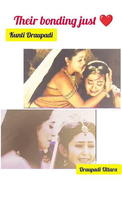 Draupadi Kunti Uttara's bonding #mahabharat #draupadi #kunti #uttara
