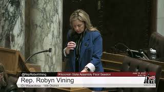 Rep. Robyn Vining Speech on Shared Revenue Bill