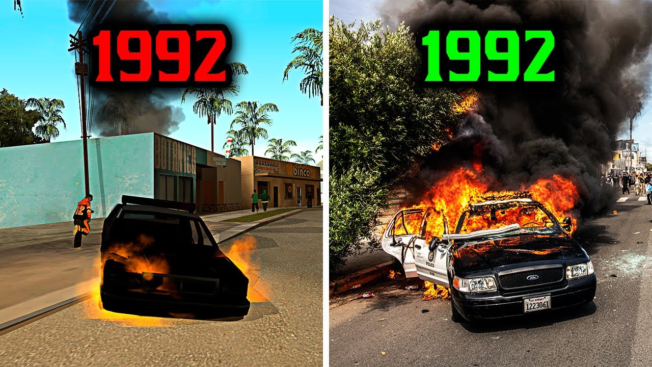 El estallido social del GTA San Andreas basado en hechos reales
