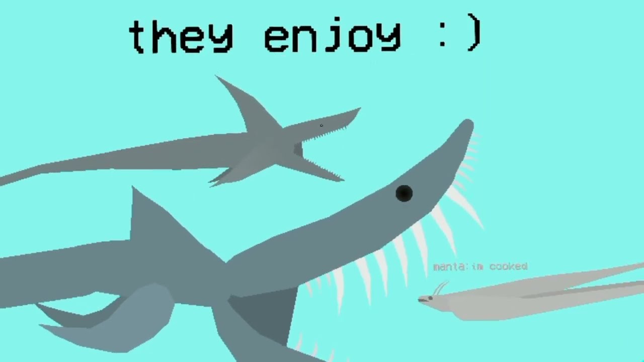 Aircraft shark meets floating Megalodon V2