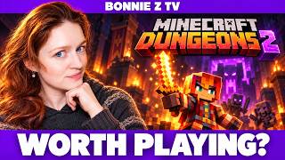 My first night in Minecraft Dungeons 2 | Bonnie Z TV