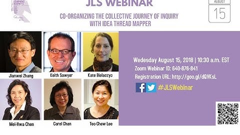 JLS webinar: Co-organizing the Collective Journey of Knowledge Building with Idea Thread Mapper