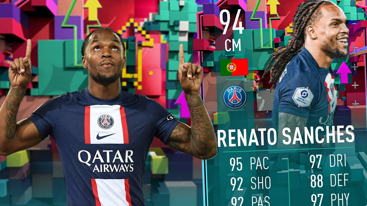 รีวิว 94 RENATO SANCHES LEVEL UP🔋- FIFA 23 ULTIMATE TEAM