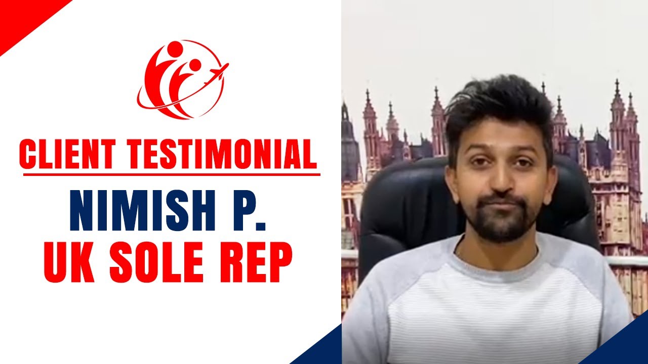 Mr. Nimish Patel from Mumbai - India on successful UK Sole Representative Visa application