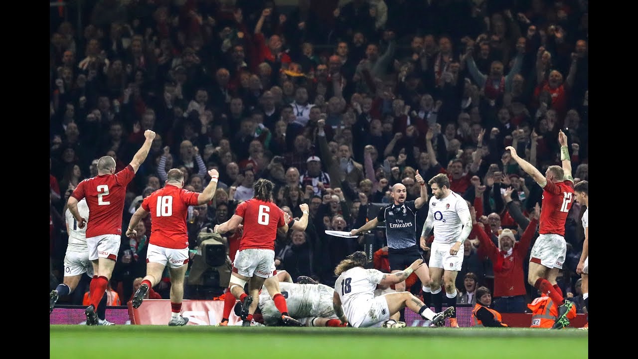 Cory Hill scores after relentless Welsh pressure! | Guinness Six Nations