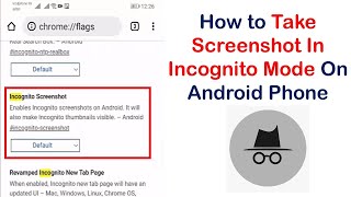 How to Take Screenshot In Incognito Mode On Android Phone screenshot 4