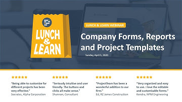 [Lunch & Learn] Company Forms and Reports