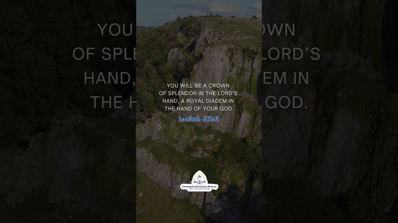 You are a crown of glory 👑 a royal diadem in the hand of your God ✨