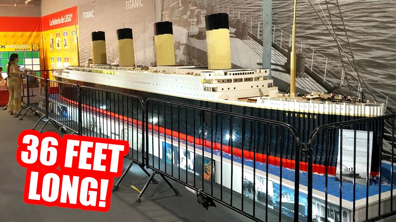 Il Titanic di Lego lungo 11 metri: dove vedere la scultura di mattoncini  più grande del mondo