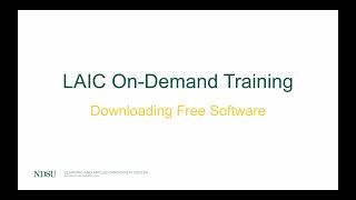 Downloading Free Software at NDSU (2:47)