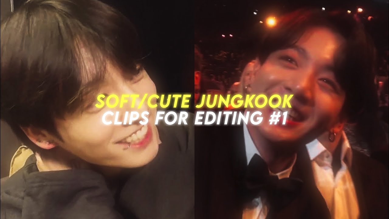soft/cute jungkook clips for editing #1