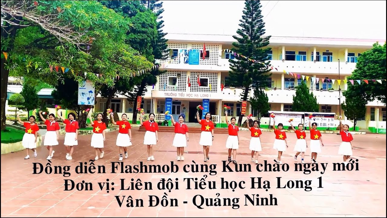 Nhảy Flashmod Trường Tiểu học Hạ Long 1 huyện Vân Đồn tỉnh Quảng Ninh