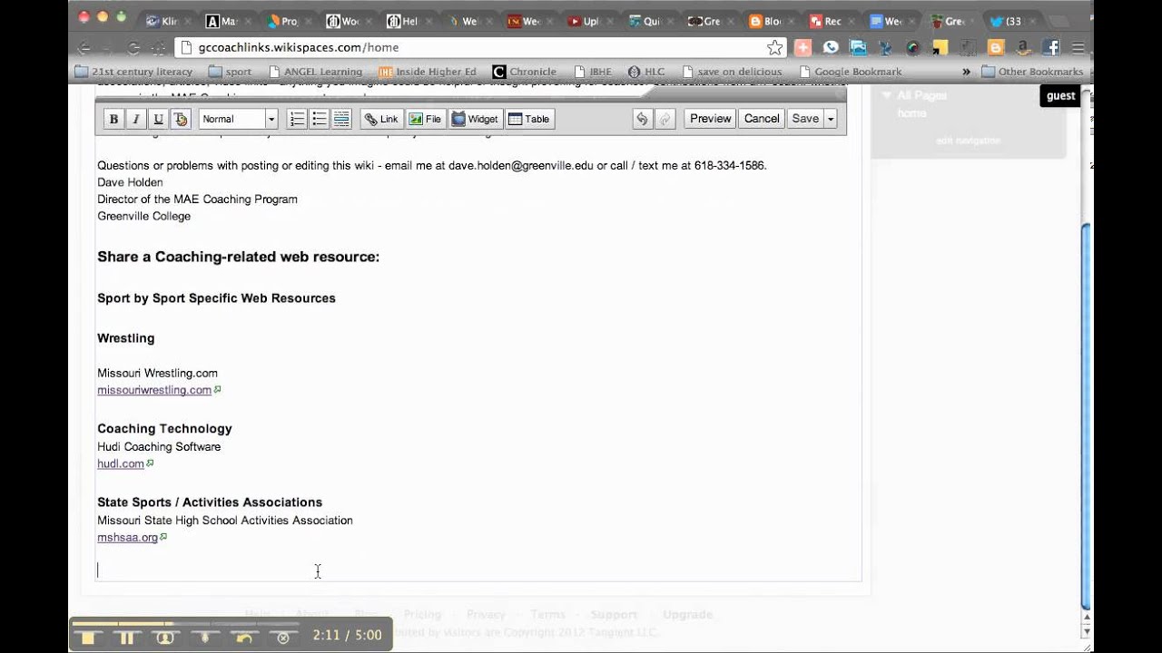 2012 10 27 wiki tutorial - YouTube