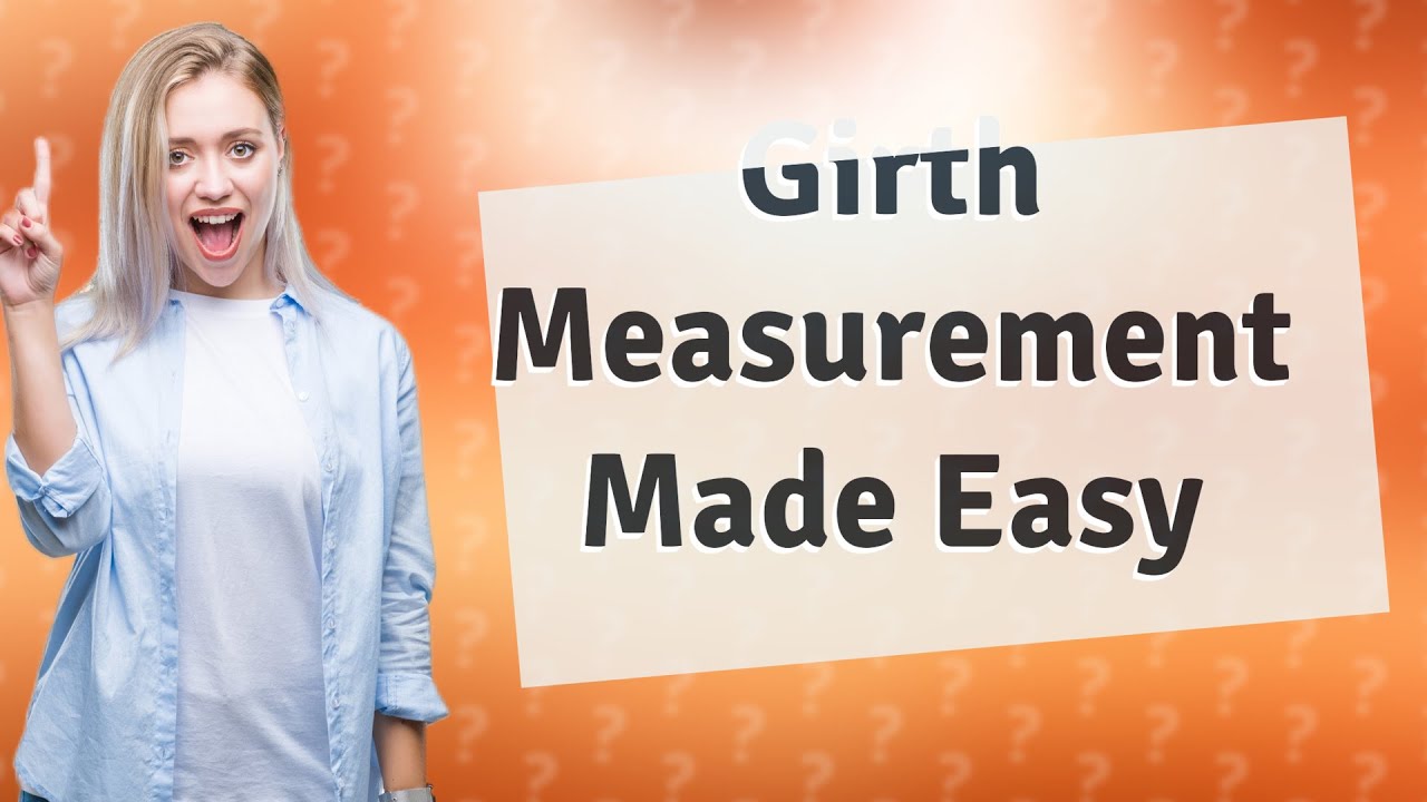 How do I measure my girth? - YouTube