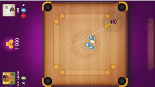 Online Carrom board gameplay / Carrom pool Android Game | Carrom Pool : Disc Game #gamimg #23 screenshot 4
