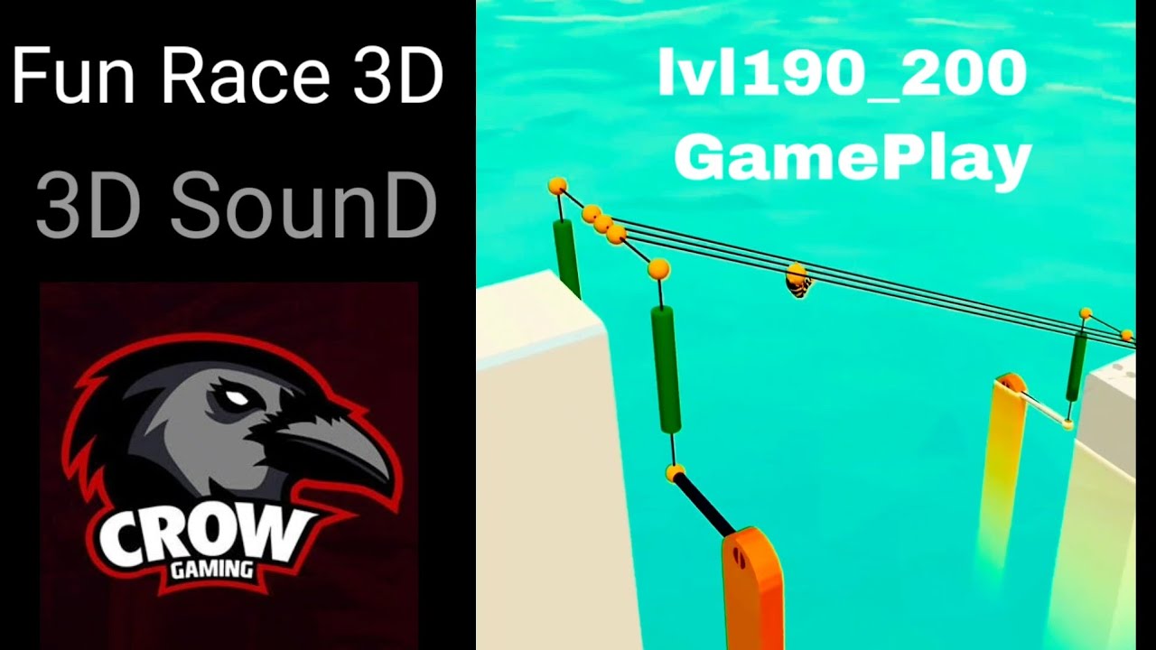 Fun Race 3D level190 To level200 Android/IOS Gameplay//Crow gaming//