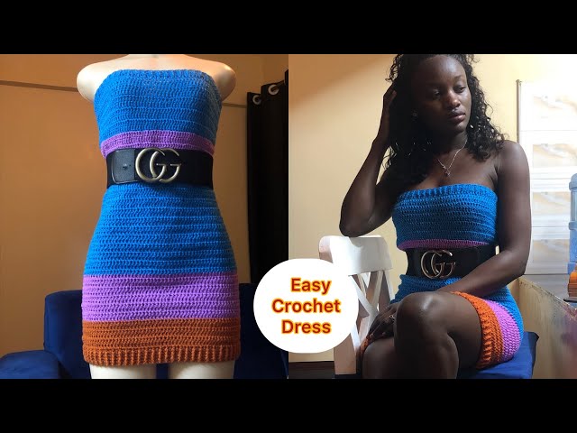 crochet tube dress How to Crochet a Tube Top Dress