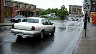 Pedestrian walks into car in Brockton