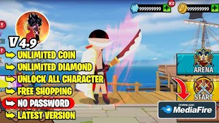 Download: Stickman Pirates Fight v3.3 MOD APK (High Reward, Unlimited Skill) #modgame #luffy screenshot 5