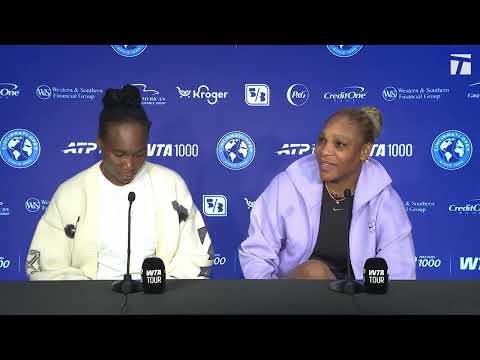 "We Find Our Way Back to Each Other" 🎤 | Serena & Venus Williams Cincy Press Conference