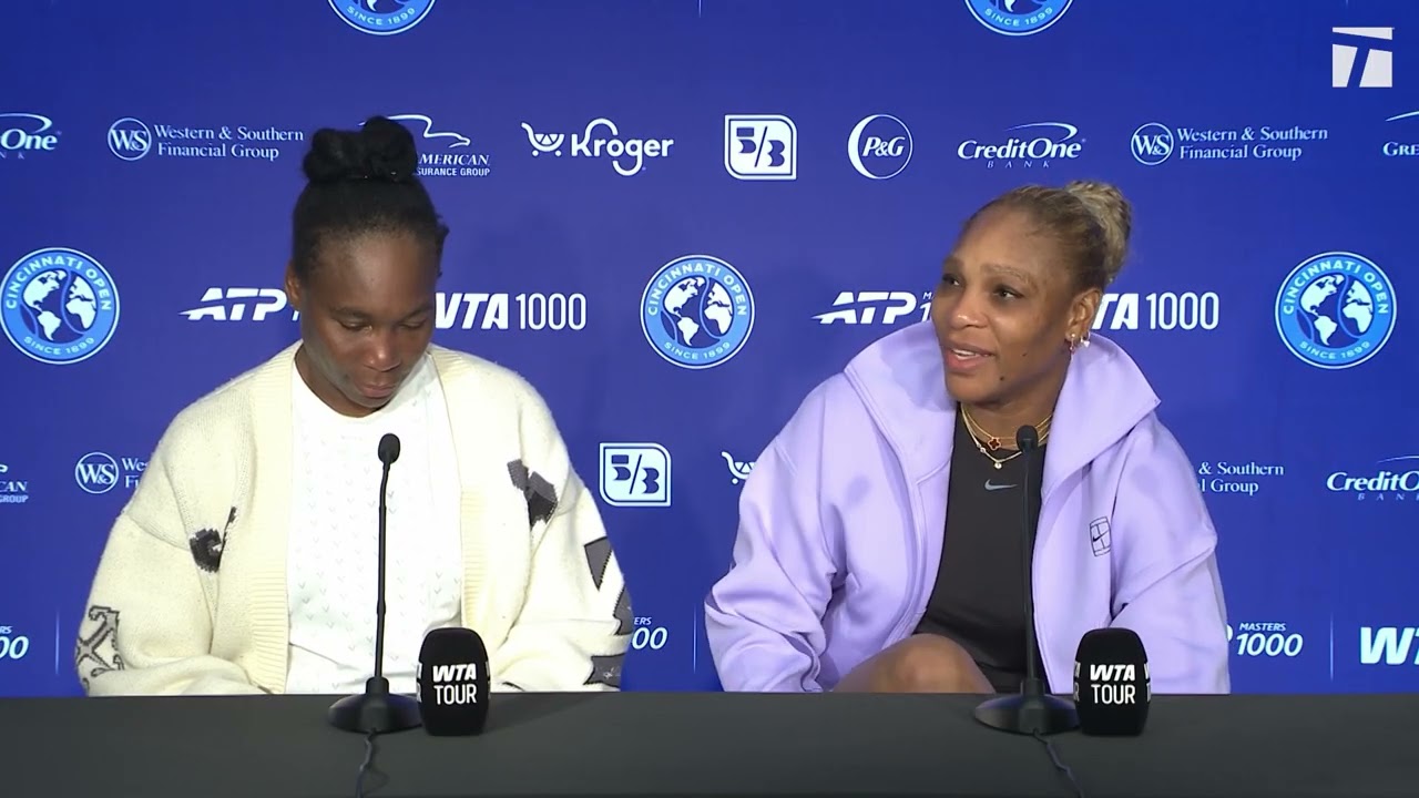 "We Find Our Way Back to Each Other" 🎤 | Serena & Venus Williams Cincinnati Press Conference