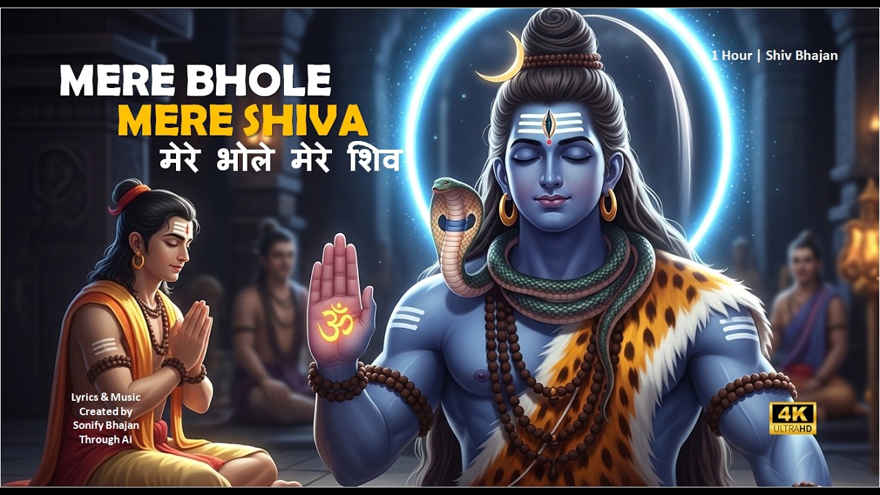 Mere Bhole Mere Shiv | मेरे भोले मेरे शिव | 1 Hour DHUN | Shiv Bhajan for Positive Energy | Mahadev