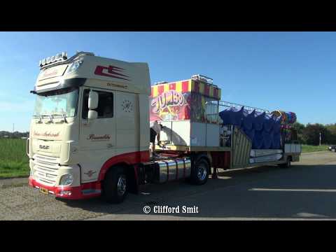Kermis Heemskerk 2019 Transport en opbouw Deel 1