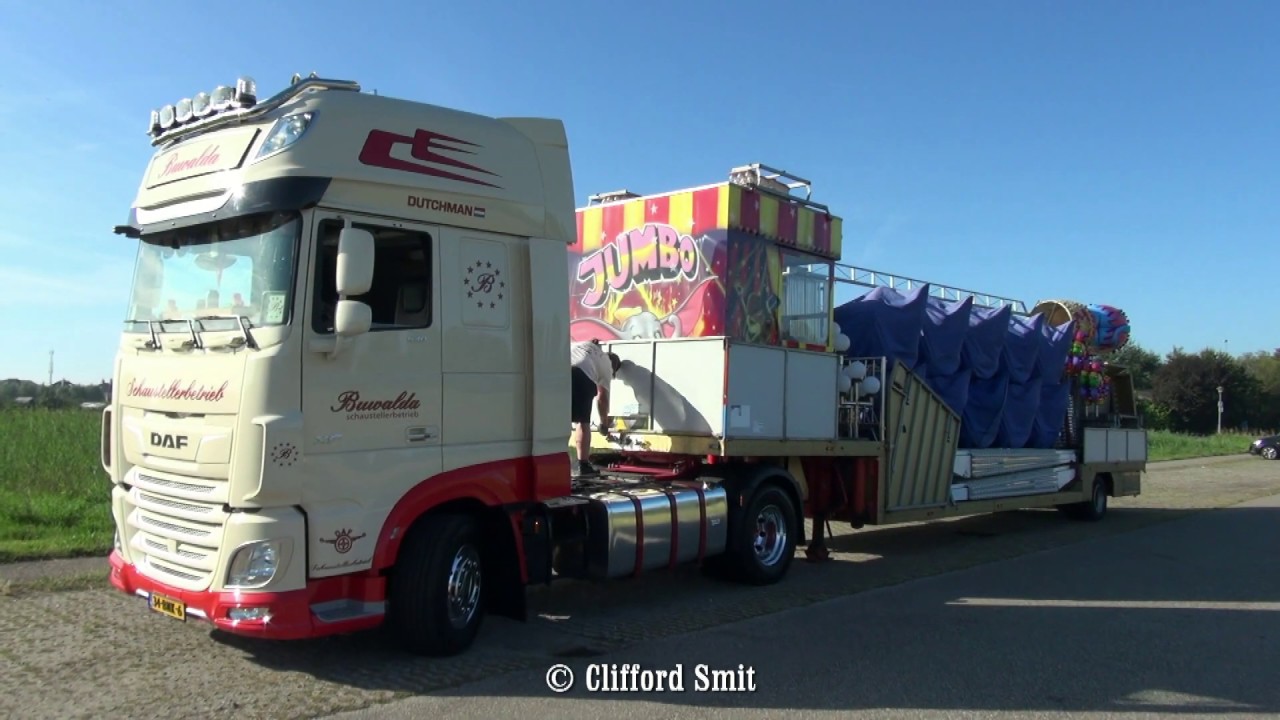 Kermis Heemskerk 2019 Transport en opbouw Deel 1
