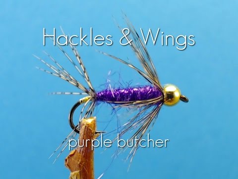Fly Tying Purple Butcher