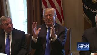 President Trump: “Yeah, I’ll beat Oprah." (C-SPAN)