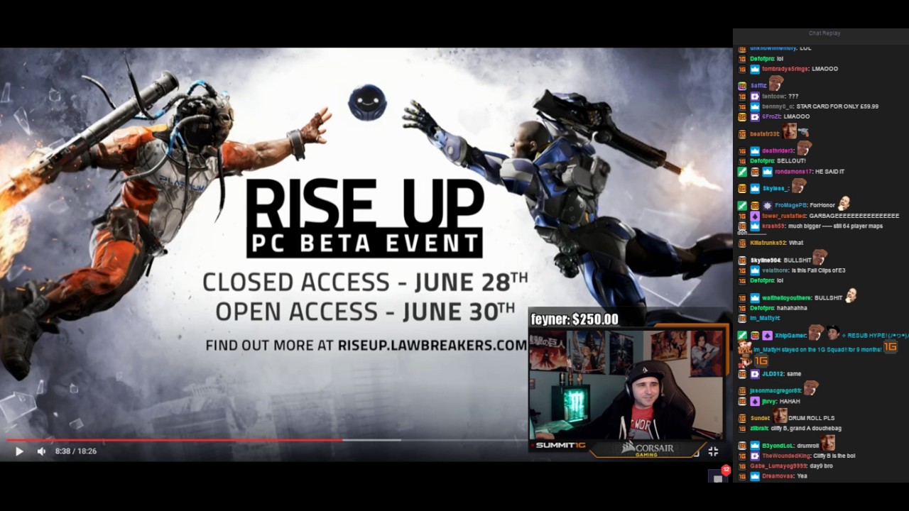 Summit1g Reacts to E3 2017 supercut