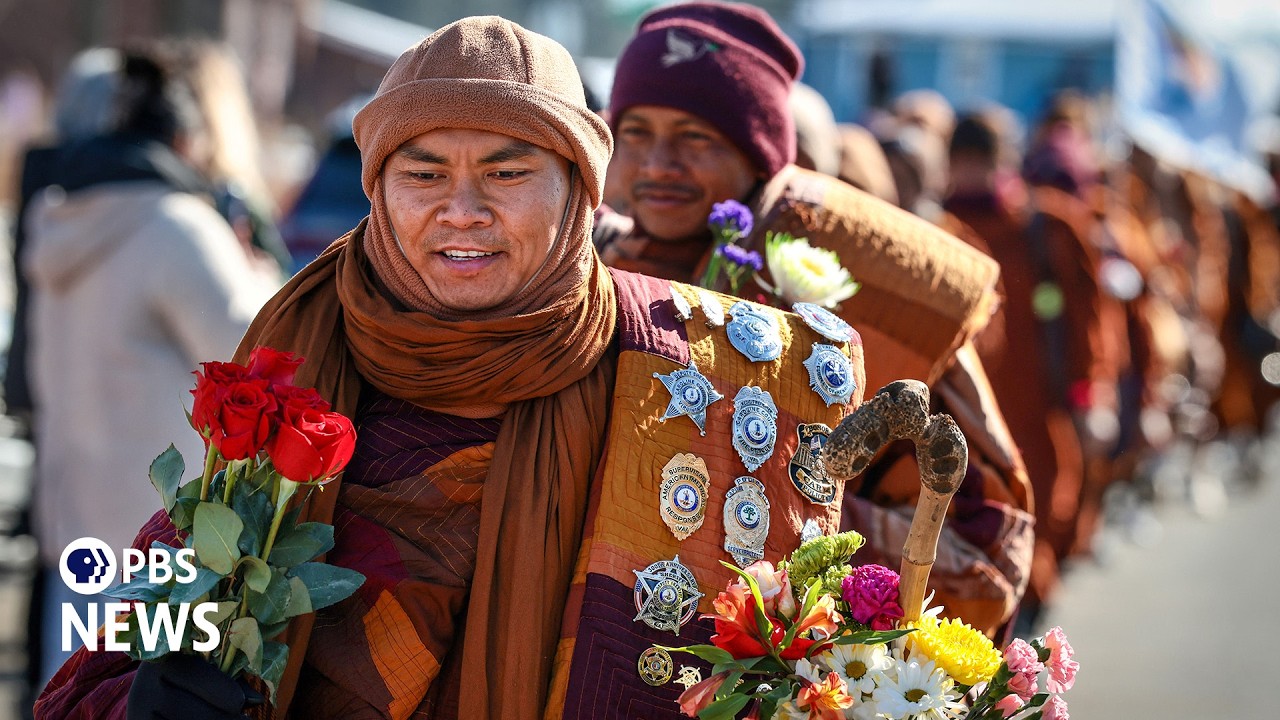 Millions inspired by monks’ ‘Walk for Peace’