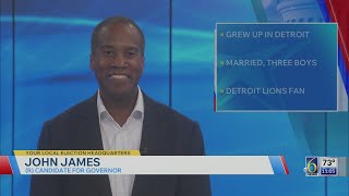 What's on John James' resume?