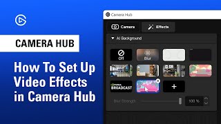 How to Set Up Nvidia Broadcast in Elgato Camera Hub Nvidia Video Effects Sdk