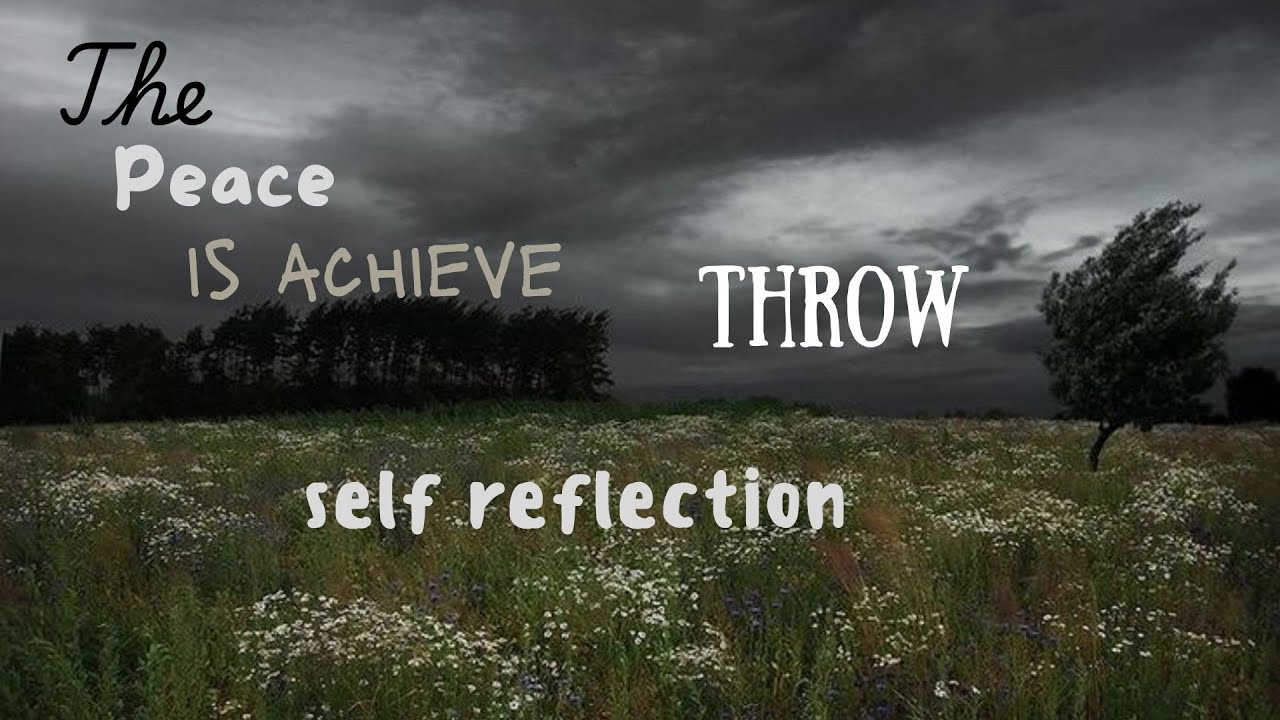 Self Reflection - YouTube