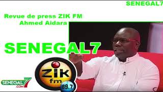 Revue de Presse (Wolof) Zik fm du Jeudi 12 Septembre 2019 Par Ahmed Aidara