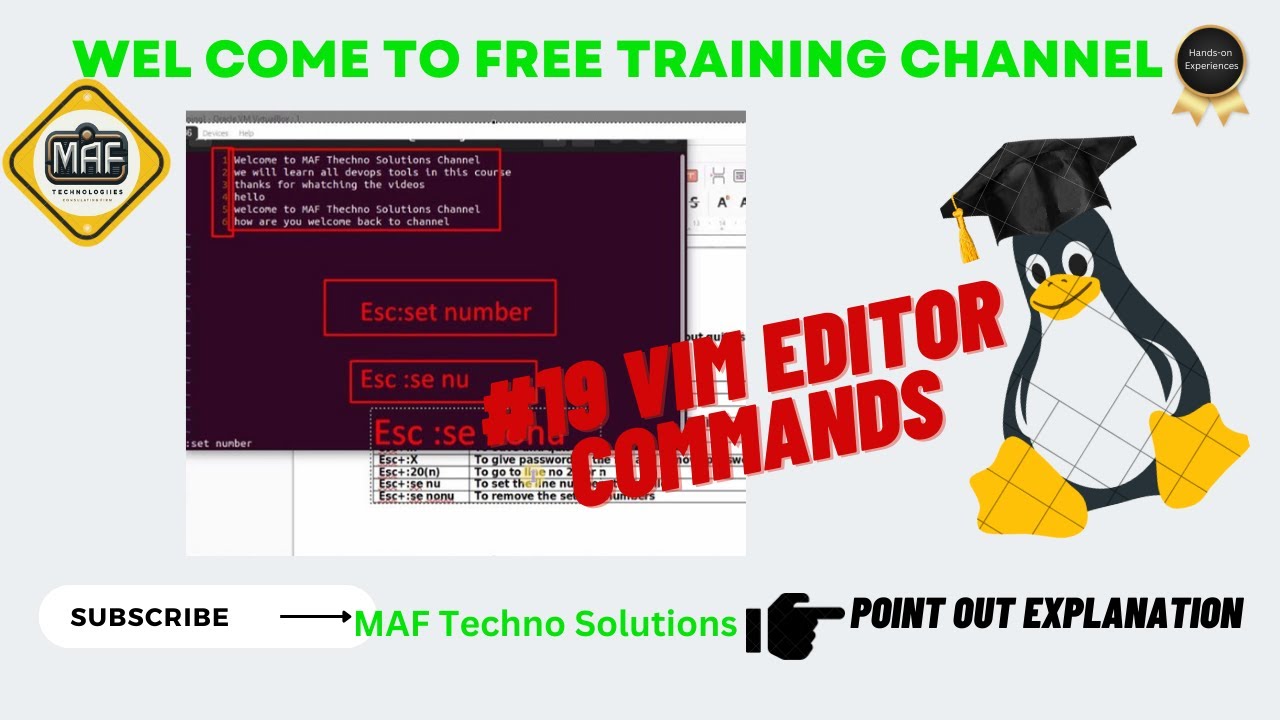 #19 day VIM EDITOR Commands | Learn How to use VI editor in Linux with Practicle