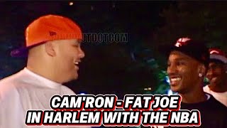 Cam'ron and Fat Joe 2005 in Harlem with the NBA 