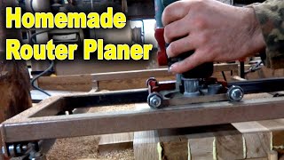 How I Make Router Planer. Woodworking