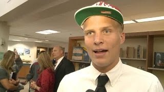 Ryan Watercutter of Bishop Dwenger on signing with IU football.