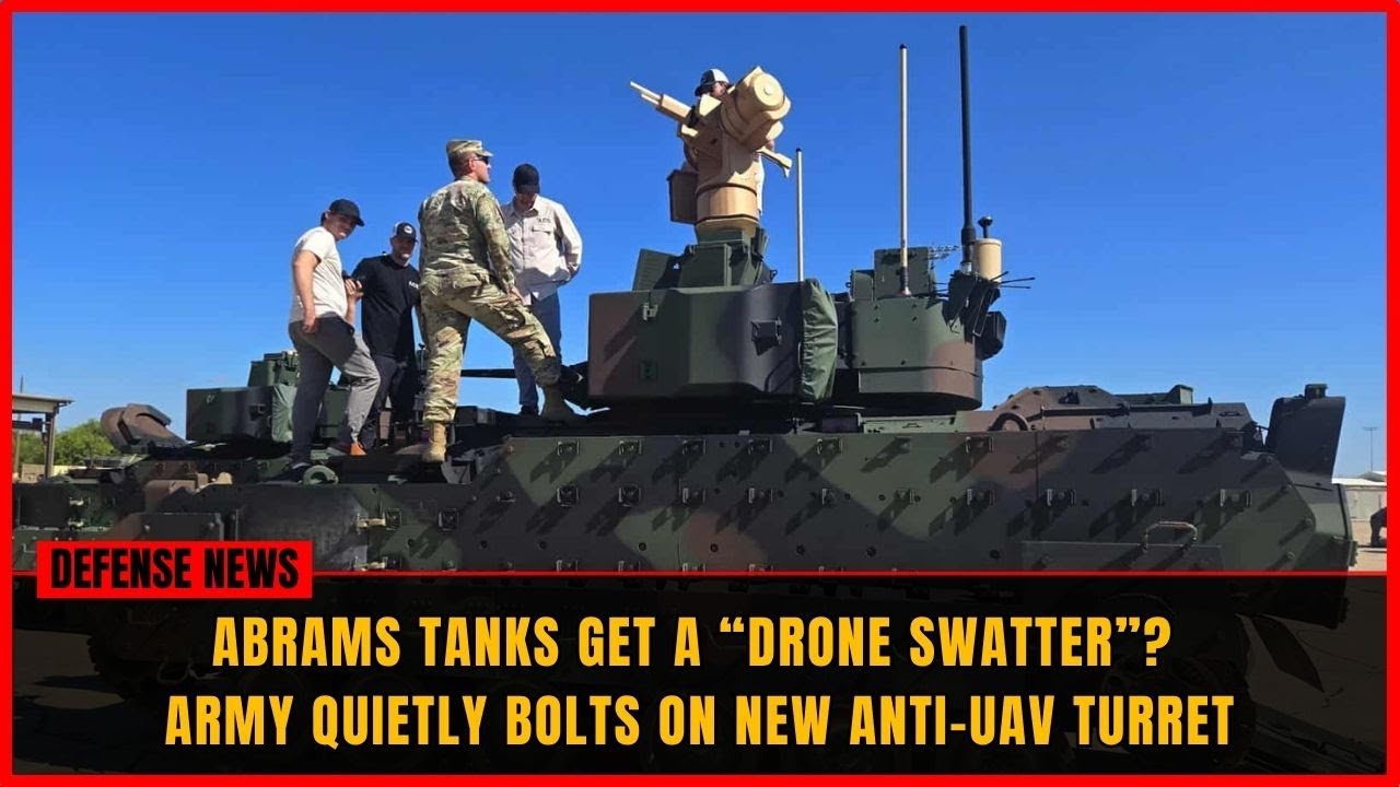 Танки «Абрамс» получат защиту от дронов? Армия США испытывает противобеспилотную башню «Bullfrog»