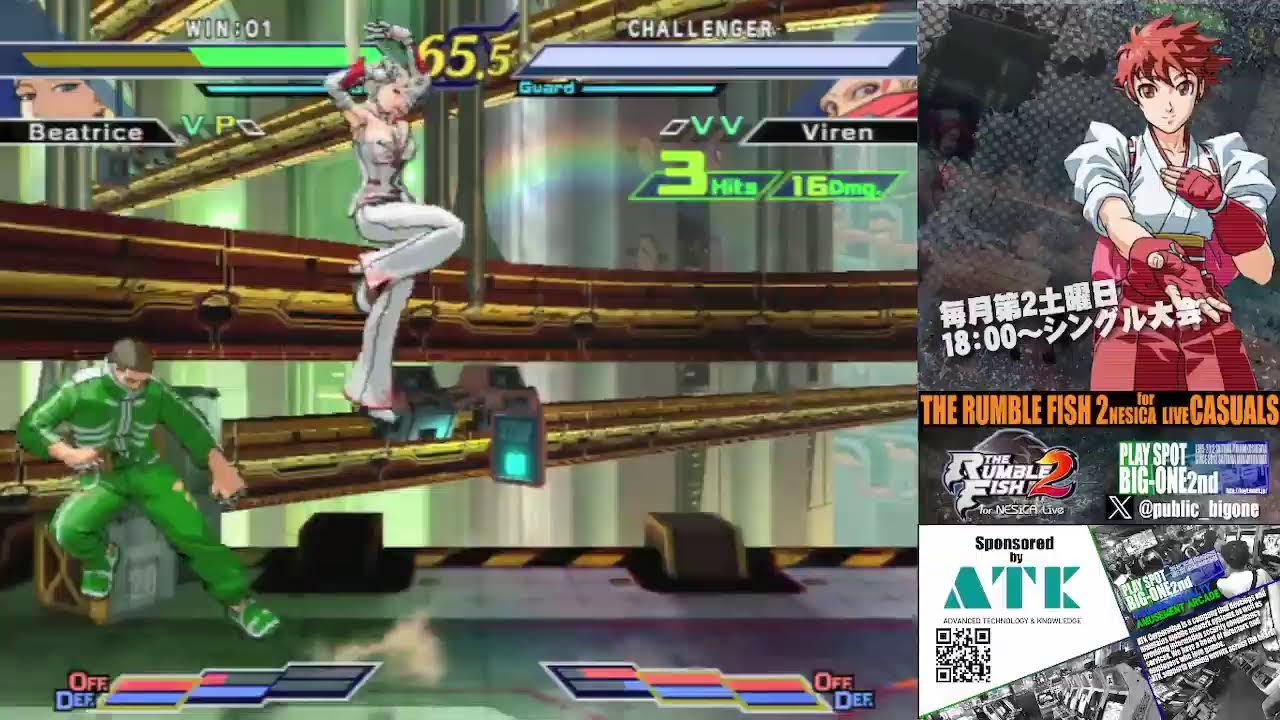 TRF2】ザ・ランブルフィッシュ2 for NESiCAxLive 火曜日定例対戦会
