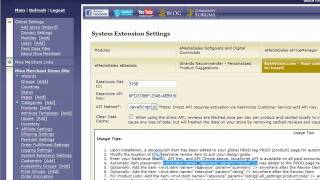 Miva Merchant Install: Step 3 - Review Widget Install