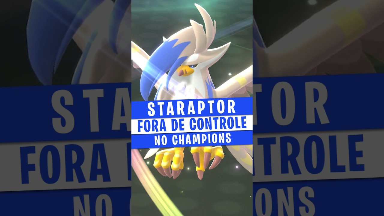 MEGA STARAPTOR está FORA DE CONTROLE no Pokémon Champions #pokemon #pokemonchampions
