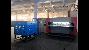 Automatic side push spring mattress bed net production line